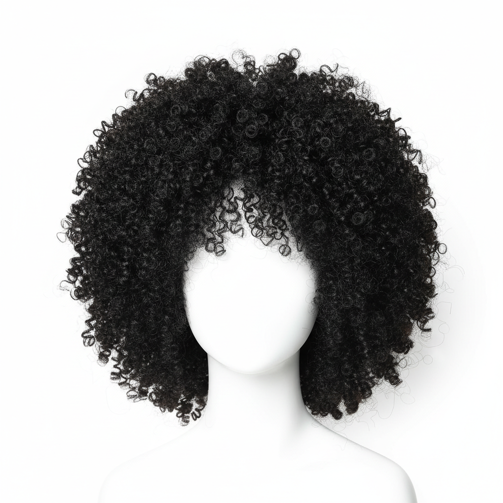Perruque Kinky Curly Cheveux Naturels