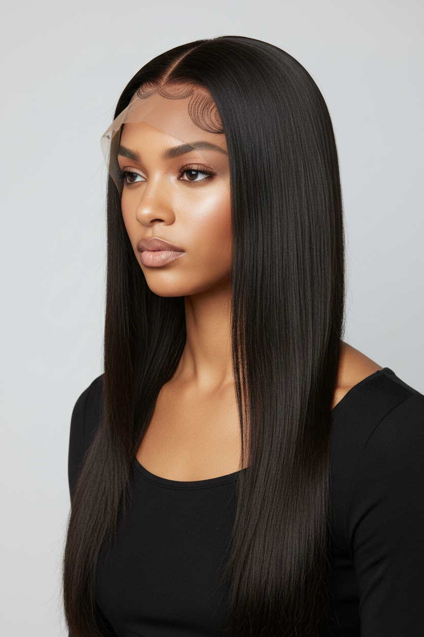 Perruque Lace Wig en Cheveux Naturels